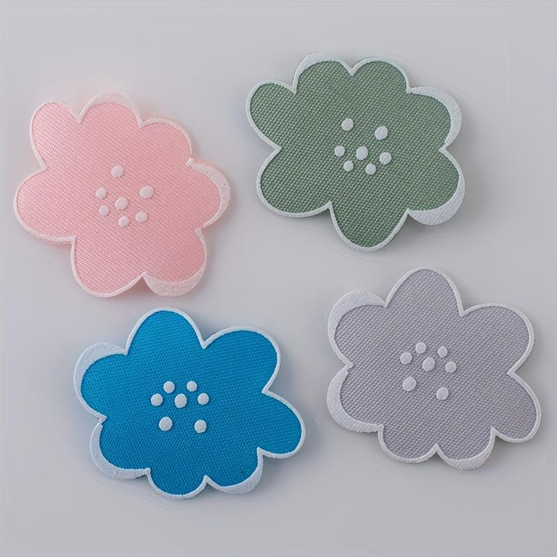 4pcs Cloud Iron On Patches Sew On Embroidered Applique Repair Patch DIY Crafts