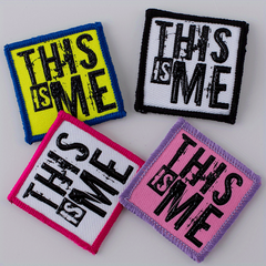 4PCS 3D Letter Cloth Stickers Ironable Decor for Kids
