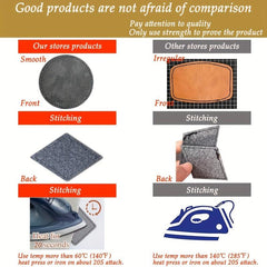 60pcs Blank Patches Laser Printing Leather Patch Iron On Sew On Repair Patch
