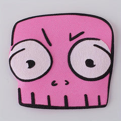 5pcs Angry Face Iron On Patches Sew On Embroidered Applique Repair Patch DIY