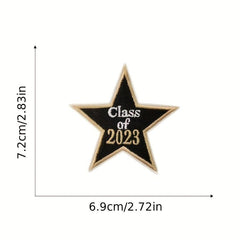 8pcs Graduation Iron On Sew On Patches Embroidered Applique DIY Crafts