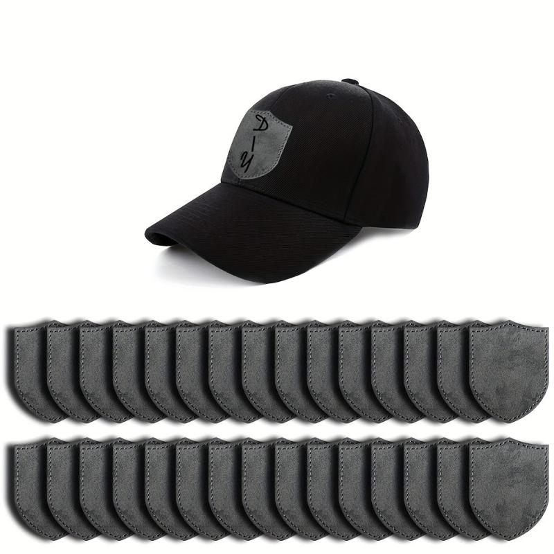 30pcs Blank Leather Patches Adhesive Trucker Hat Repair Patch DIY