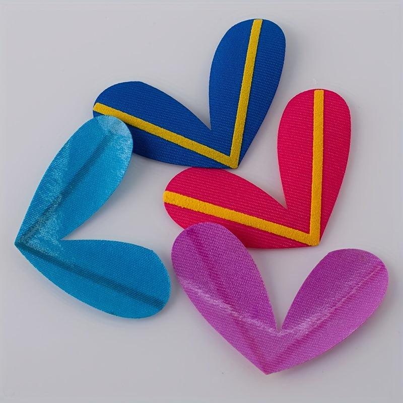 4pcs Iron On Patches Sew On Embroidered Applique Repair Patch DIY Crafts