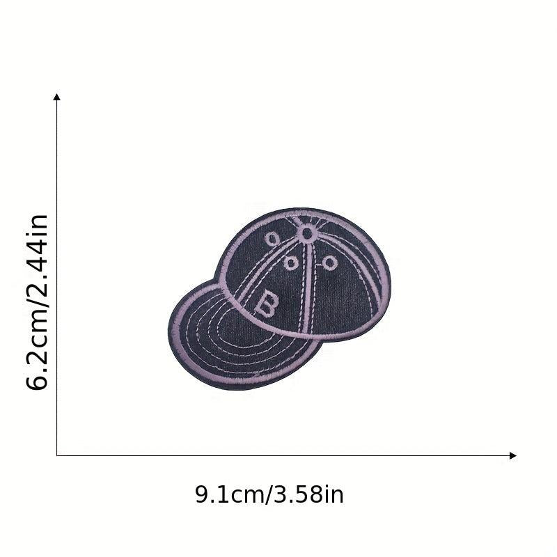 9pcs Jeans Embroidered Patches For Men Sew On Repair Patch DIY Crafts