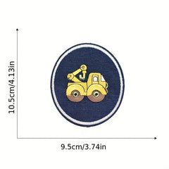 9pcs Jeans Embroidered Patches For Men Sew On Repair Patch DIY Crafts