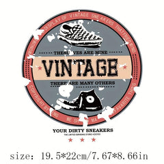 Heat Transfer Pattern for Men's Clothing DIY Patch