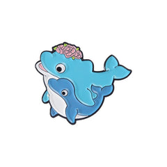 Men's Marine Animal Pattern Pink Pin