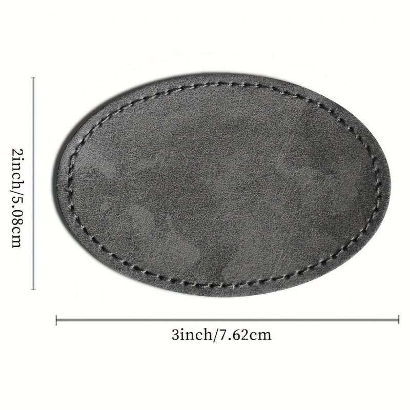 60pcs Adhesive Leather Patches Trucker Hat Iron On DIY Crafts Clothing Jacket