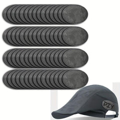 60pcs Adhesive Leather Patches Trucker Hat Iron On DIY Crafts Clothing Jacket