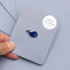 Whale Shape Alloy Brooch Clothing Accessory Pin Mini Neckline Decoration