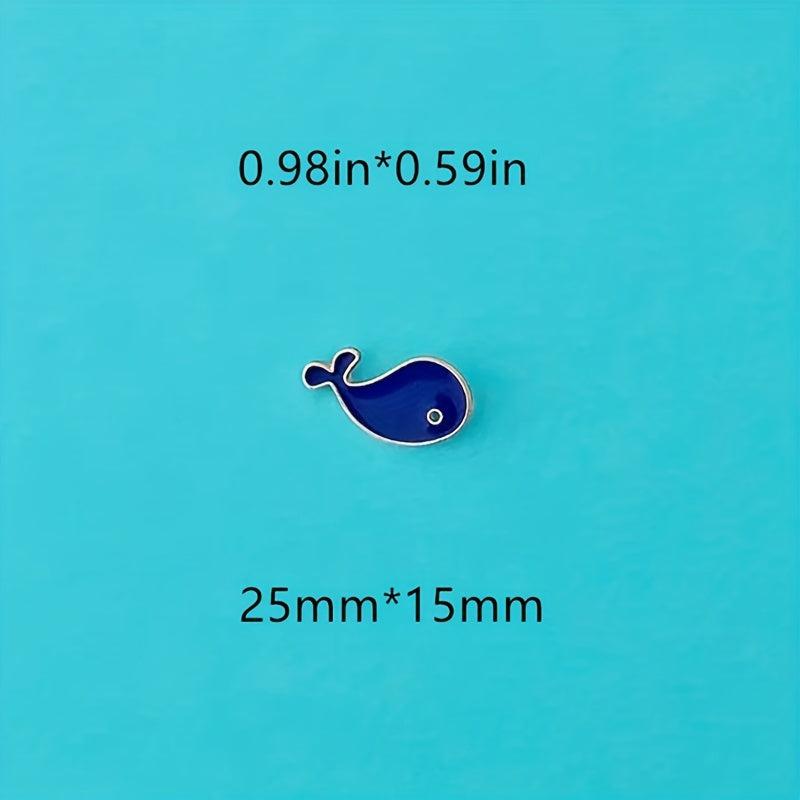 Whale Shape Alloy Brooch Clothing Accessory Pin Mini Neckline Decoration