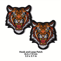 JCARP 2pcs Embroidered Patches For Men Tactical Badges Beast Mode On