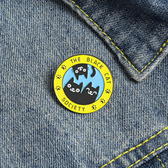 Cartoon Cat Alloy Brooch