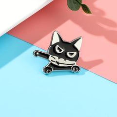 Cute Cat Enamel Kitten Brooch Pin