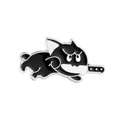 Cute Cat Enamel Kitten Brooch Pin