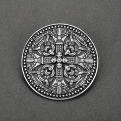 Medieval Pattern Brooch Retro Viking Brooch Badge Clothing Bags