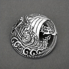 Medieval Pattern Brooch Retro Viking Brooch Badge Clothing Bags