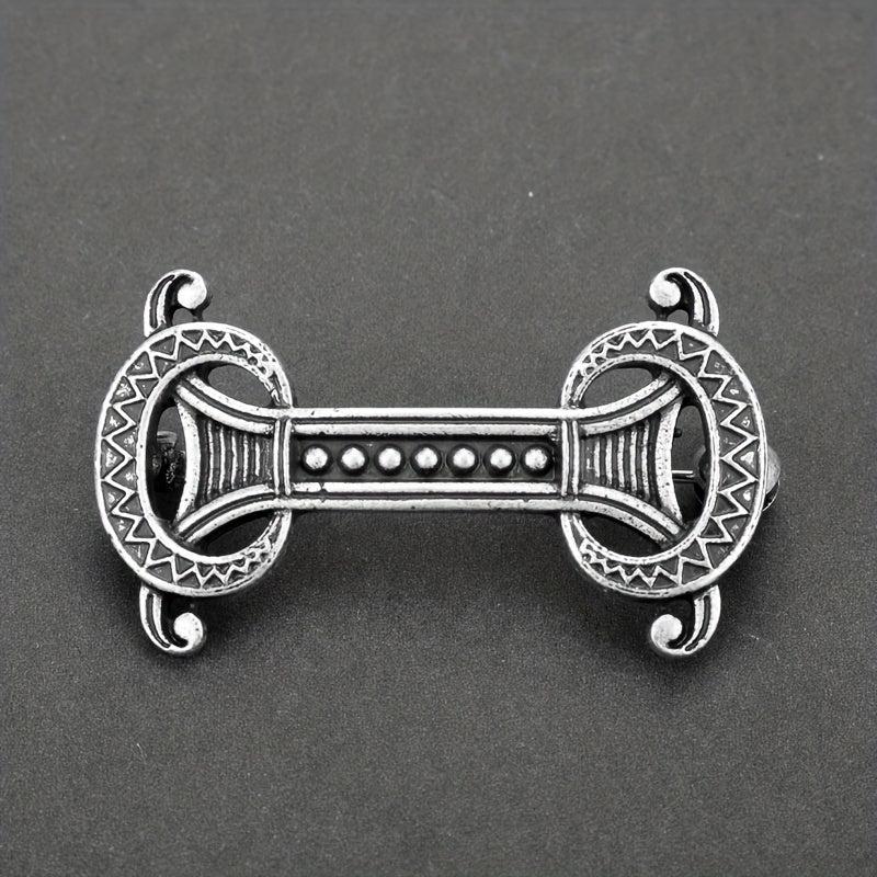 Medieval Pattern Brooch Retro Viking Brooch Badge Clothing Bags