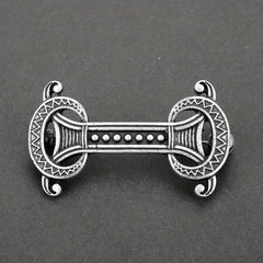 Medieval Pattern Brooch Retro Viking Brooch Badge Clothing Bags