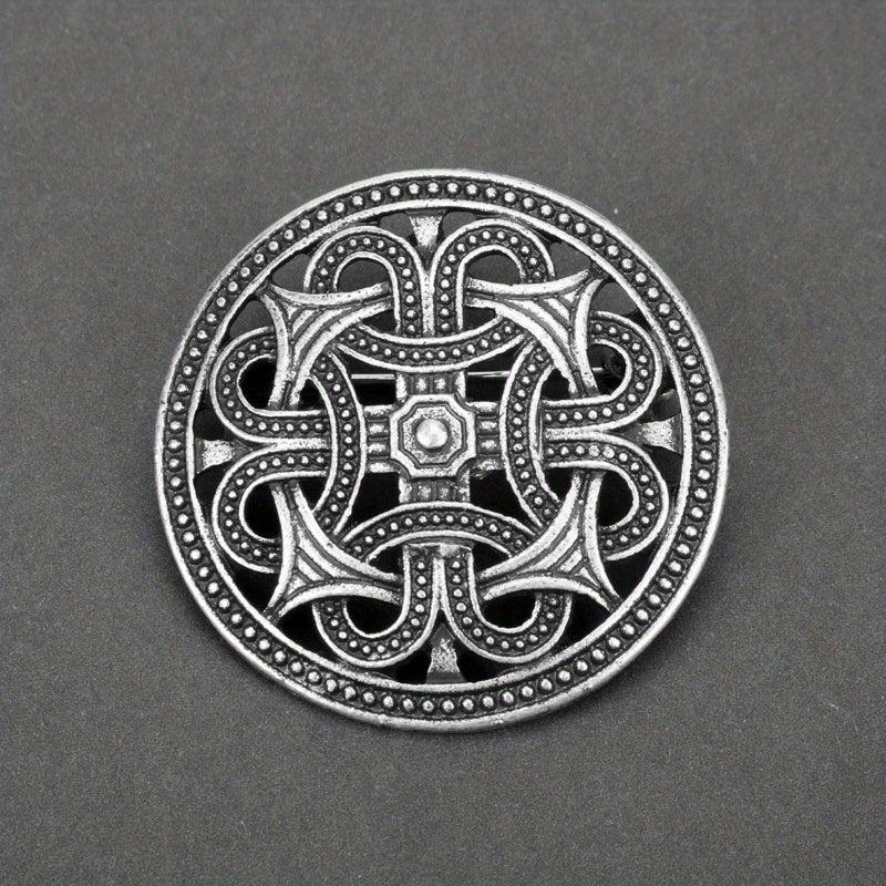 Medieval Pattern Brooch Retro Viking Brooch Badge Clothing Bags