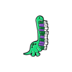 Dino Enamel Lapel Pin Backpack Clothing Hat Brooch Jewelry