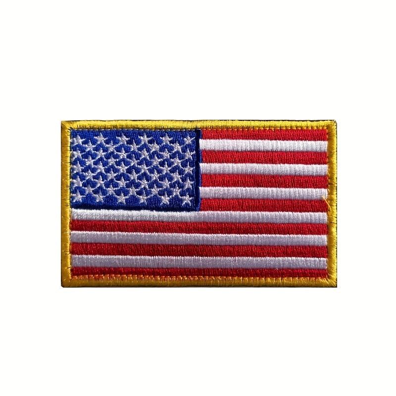 World Countries Embroidered Magic Seal Cloth Sticker Hook And Loop Patch
