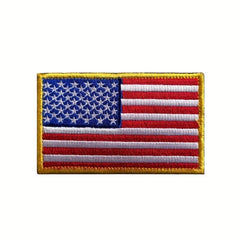 World Countries Embroidered Magic Seal Cloth Sticker Hook And Loop Patch