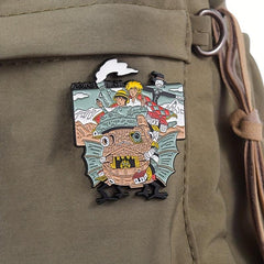 Cartoon Movie Enamel Pins Brooches Badge Jewelry Gift