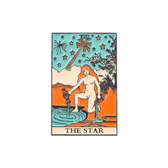 Gothic Sun Moon Stars Cat Enamel Pins