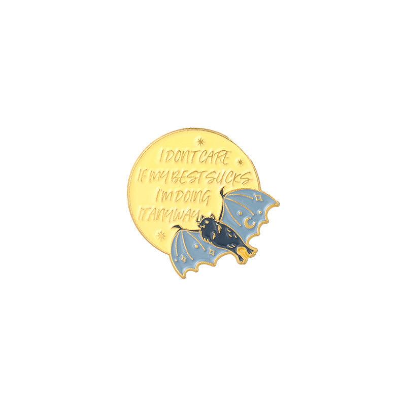 4pcs Dog Bat Fox Parrot Alloy Pins Christmas Gift