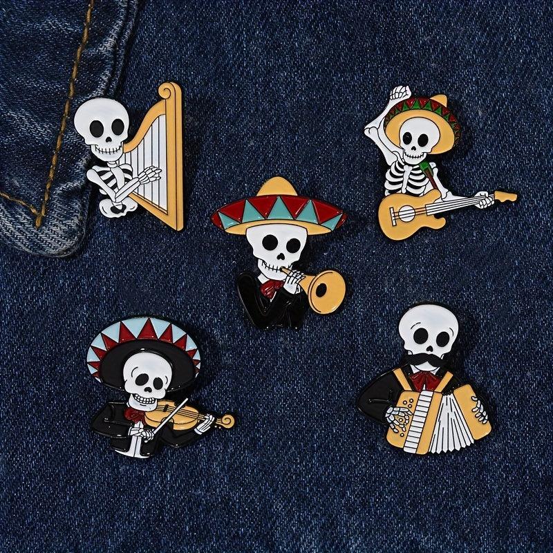 Anime Music Brooch Creative Banner Lapel Badge Clothing And Bags Accessories