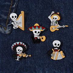 Anime Music Brooch Creative Banner Lapel Badge Clothing And Bags Accessories