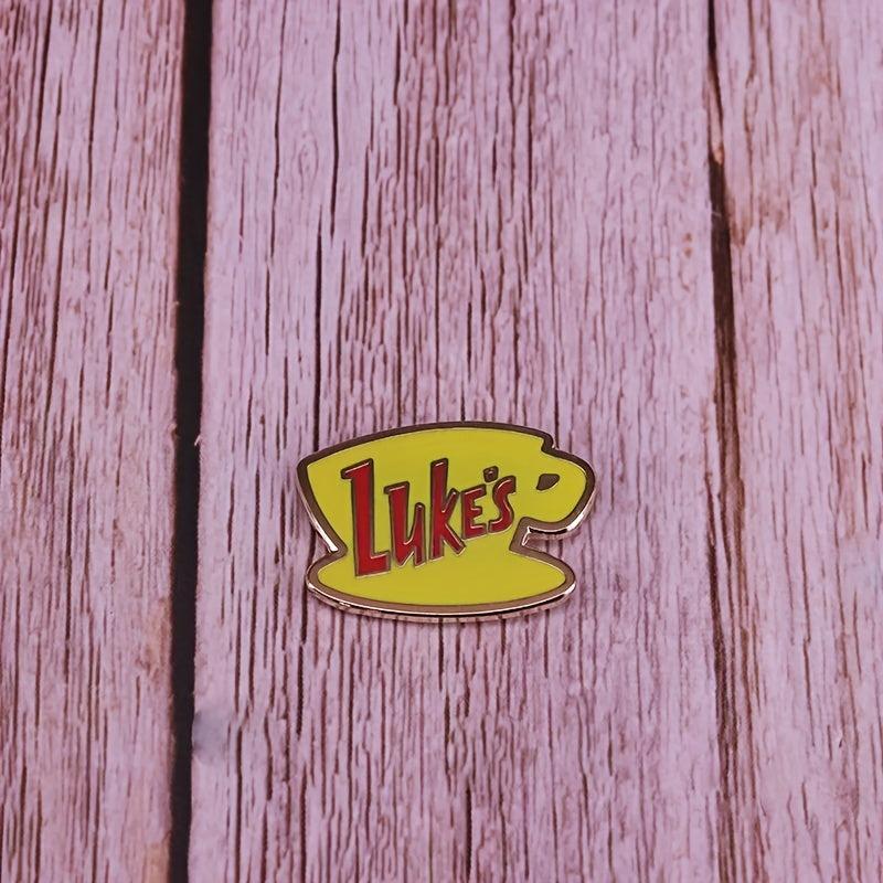 Luke's Brooch Enamel Metal Badges Lapel Pin Jackets Jeans Accessories