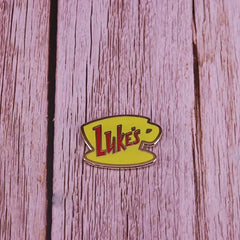 Luke's Brooch Enamel Metal Badges Lapel Pin Jackets Jeans Accessories