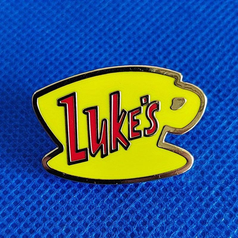 Luke's Brooch Enamel Metal Badges Lapel Pin Jackets Jeans Accessories