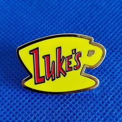 Luke's Brooch Enamel Metal Badges Lapel Pin Jackets Jeans Accessories