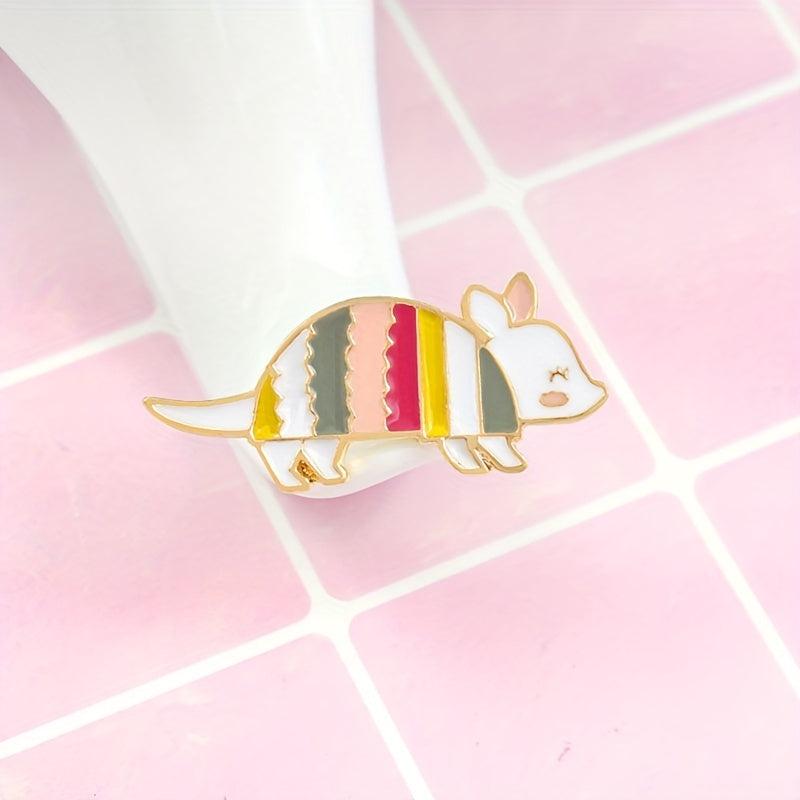 Mouse Enamel Brooch for Women's Denim Jacket