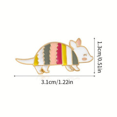 Mouse Enamel Brooch for Women's Denim Jacket