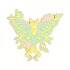 Butterfly Enamel Pin Flower Floral Plant Insect Animal Wings Brooch Women
