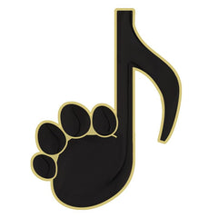 Cat Piano Notes Brooch Buttons & Pins Aluminum Alloy