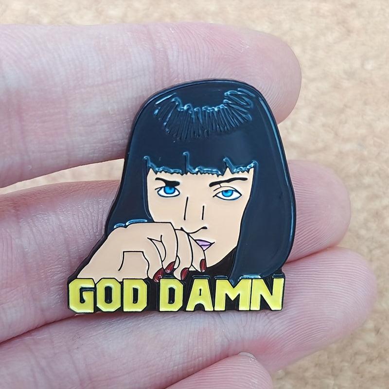 Cartoon Character Brooch Enamel Lapel Badge Backpack Pin