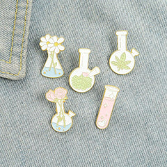 Men's Mini Vase Beaker Brooch - Unique Gift