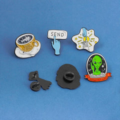 Creative Alien Series Alloy Brooch