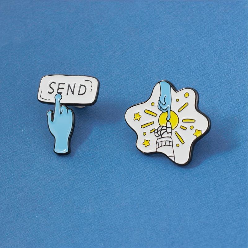 Creative Alien Series Alloy Brooch
