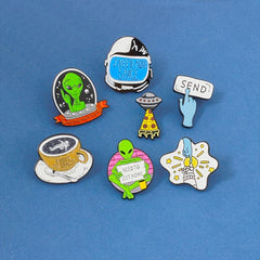 Creative Alien Series Alloy Brooch