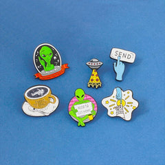 Creative Alien Series Alloy Brooch