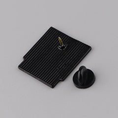 Retro Letter Enamel Pin Brooch Lapel Pin Shirt Bag Funny Badge Jewelry