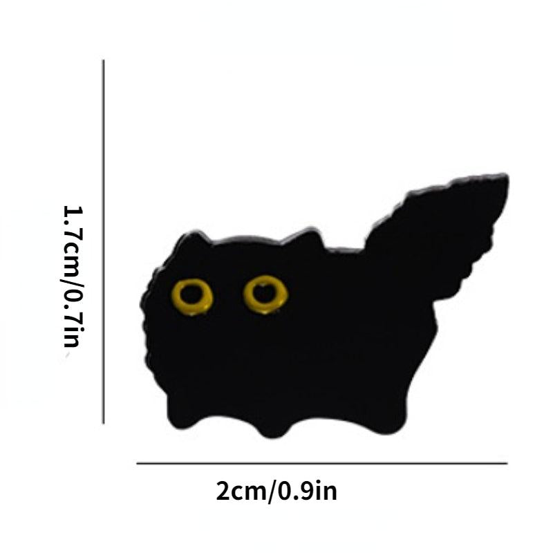 Small Cat Brooch - Aluminum Alloy