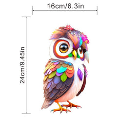 Thermal Owl Stickers for Men, Heat Transfer Clothing Patches