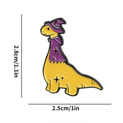 Dinosaur Shape Enamel Pin Brooch for Men